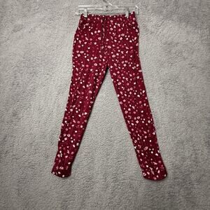 Shoho Leggings Women's Size 12 Purple Flower Skinny